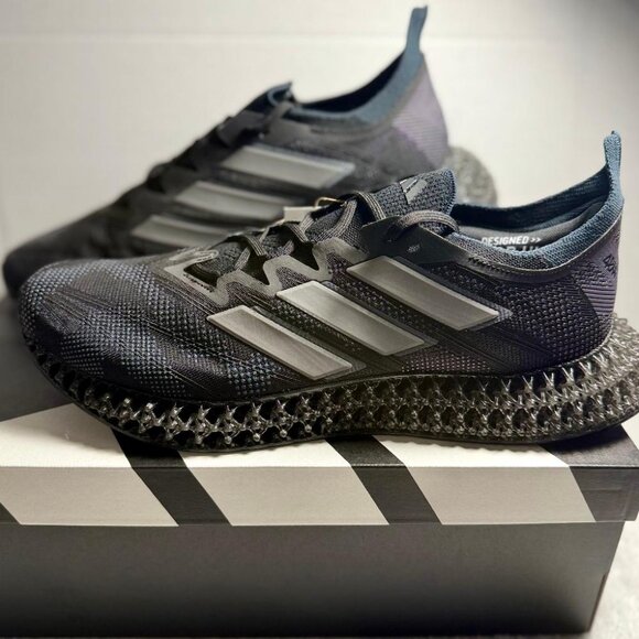 adidas 4DFWD 4 Running Core Black Iron Metallic Grey JI1452 Men’s US 13 New - Picture 5 of 11